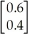 <strong>If   =   Is an initial state vector for the transition matrix T =   ,compute the state vector   )</strong> A)   B)   C)   D)   E)   <div style=padding-top: 35px> 