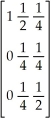 For the matrix T =   ,find the probability of going from state 2 to state 1 after two steps. A)    B)    C)    D)    E)   