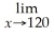 If the profit function for a certain business is given by: P(x)= 225x -    - 800,use the rule about the limit of a polynomial function to determine    P(x).