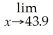 The profit function for a certain business is given by: P(x)= 225x -    - 800.Graph this function on your graphing calculator and use the evaluation function to determine    P(x)using the rule about the limit of a polynomial function.