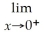 Let f(x)=    For each of the following,find the limit.If the limit does not exist,so state or use the symbol ∞ or -∞ where appropriate.Hint: Sketch the graph of f. (a)    f(x) (b)    f(x) (c)    f(x) (d)    f(x) (e)    f(x)