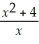     = A)  0 B)  1 C)  4 D)  -∞ E)  ∞