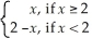 If f(x) =   ,then   F(x) = A)  0 B)  1 C)  2 D)  ∞ E)  does not exist