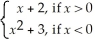 If f(x) =   ,then   F(x) = A)  2 B)  3 C)  0 D)  ∞ E)  does not exist