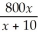 The yearly sales y of a certain company (in thousands of dollars)is related to the amount that company spends on advertising,x (in thousands of dollars),according to the equation y(x)=    .Find    y(x)and discuss what this means to the company.