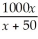 The yearly sales y of a certain company (in thousands of dollars)is related to the amount that company spends on advertising,x (in thousands of dollars),according to the equation y(x)=    .Find    y(x)and discuss what this means to the company.