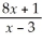 Find the value(s)of x for which f(x)=    is discontinuous.