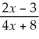 Find the value(s)of x for which f(x)=    is discontinuous.