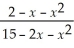 Find all points where y = f(x)=    is discontinuous.