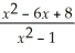 Solve:    < 0