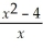 The solution of   < 0 is A)  x < -2, 0 < x < 2. B)  -2 < x < 0, x > 2. C)  -2 < x < 0, 0 < x < 2. D)  -2 < x < 0, 0 < x < 2, x > 2. E)  -2 < x < 0, x > 0.