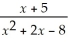 The solution of   ≥ 0 is A)  -5 ≤ x < -4, x > 2. B)  x ≤ -5, -4 < x < 2. C)  x ≤ -5, -4 ≤ x ≤ 2. D)  x ≤ -4, x > 2. E)  x = -5, x > 2.