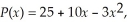 If the profit for a stereo company (in thousands of dollars)is given by the equation find the slope of the tangent to this curve at (2,33).