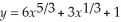 Find the equation of the tangent line to the graph of the curve    at the point (1,10).