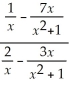 Find the derivative of y =    .