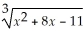 Find y' if y =        .