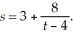 The sales s of a product vary with the number of weeks of an advertising campaign according to    Use the power rule to find    .