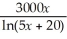 The total revenue from the sales of a certain product are given by R(x)=    .Find the marginal revenue.