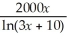 The total revenue from the sales of a certain product are given by R(x)=    .Find the marginal revenue.