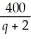 The demand function for a manufacturer's product is given by p =    ,where p is the price per unit when q units are demanded. (a)Find the point elasticity of demand when q = 100. (b)For q = 100,is demand elastic,inelastic,or does it have unit elasticity?