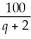 Determine the point elasticity η of the demand equation p =    ,where p > 0 and q > 0.
