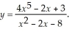 Determine the equations of the vertical asymptotes and non-vertical asymptotes for the graph of  