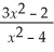An equation of a horizontal asymptote for the graph of y =   is A)  y = 2. B)  y = 3. C)  y = 0. D)  x = 2. E)  x = 3.