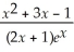 Find the vertical asymptotes of the following function.Do not sketch its graph. y =  