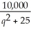 The demand equation for a monopolist's product is p =    ,where p is the price per unit (in dollars)when q units are demanded. (a)Determine the value of q for which revenue is maximum. (b)What is the maximum revenue?