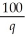 The demand function for a monopolist's product is p = 100 - 3q,where p is the price per unit (in dollars)for q units.If the average cost    (in dollars)per unit for q units is    = 4 +    ,find the output q at which profit is maximized.