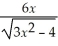 <strong>If y = ,then dy =</strong> A) dx. B) dx. C) 6x dx. D) dx. E) dx.