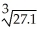 Use differentials only to find an approximate value of    .