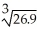 Use differentials only to find an approximate value of    .