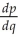The supply equation for a company is q = 4 - 2p.Find from .