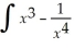 <strong> + 2 dx =</strong> A) 3 - + C B) 3 + 4 + C C) - + 2x + C D) + + 2x+ C E) - + 2x+ C