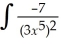 Find the indefinite integral    dx.
