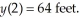 The acceleration of an object after t seconds is given by y'' = 32,the velocity at 0 seconds is given by    and the position at 2 seconds is given by    Find y(t).