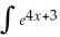Determine:    dx