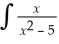 Determine:    dx