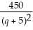 The marginal revenue function for a manufacturer's product is given by    =    .Determine the demand equation for the product.