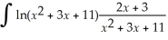 Determine:    dx