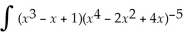 Determine:    dx