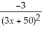 The marginal price for a weekly demand of x bottles of shampoo is given by p'(x)=    .Find p(x).