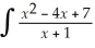 Determine:    dx