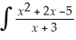 Determine:    dx