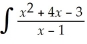   dx = A)    + 5x + 2 ln   + C B)    + 6x + 3 ln   + C C)    ln   + C D)    ln   + C E)    - 2x + C