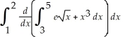 Evaluate:  