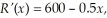 A company has determined that its marginal revenue function (in dollars)is given by    where x is the number of units sold.Find the total revenue for selling 10 units by evaluating    .