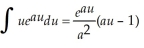 Use the formula    + C to find  