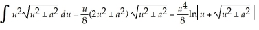 Use the table below to determine    dx.Indicate the formula number employed. I.    + C II.    + C III.        + C IV.    + C